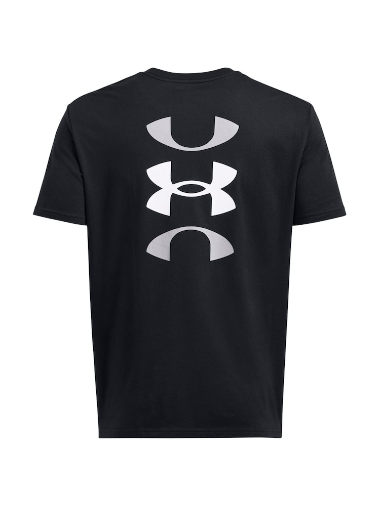Under Armour Black/Grey Bball Logo Court Short Sleeve T-Shirt - Image 4 of 4