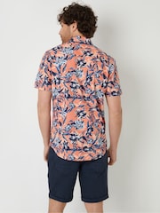 Threadbare Pink Print Short Sleeve Shirt - Image 2 of 4