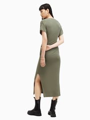 AllSaints Green Natalie Dress - Image 2 of 7