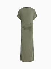 AllSaints Green Natalie Dress - Image 7 of 7