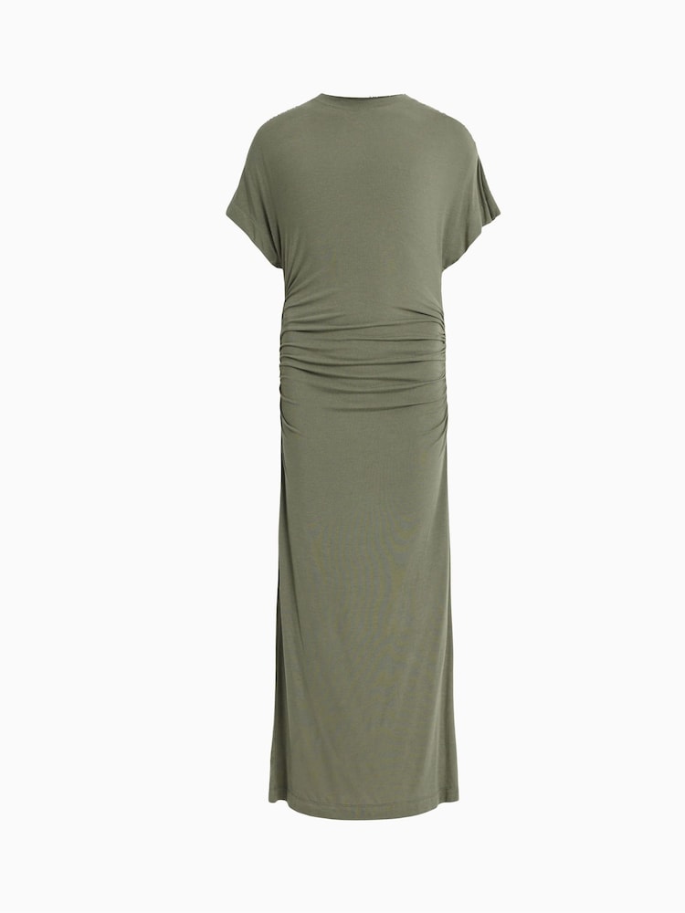 AllSaints Green Natalie Dress - Image 7 of 7