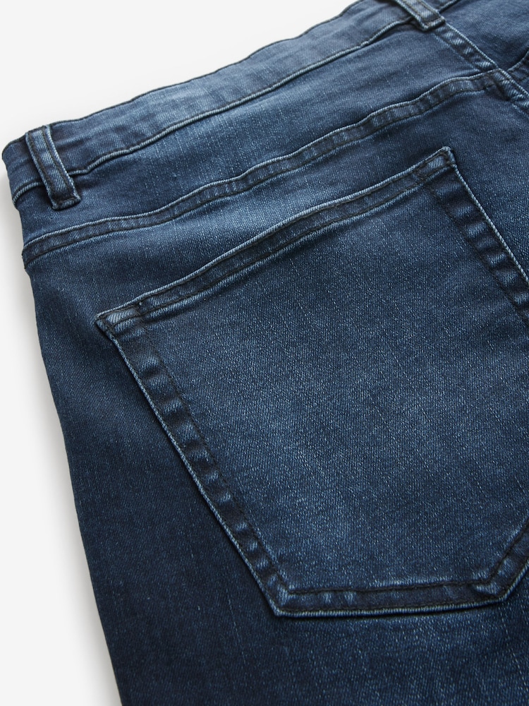 Blue Deep Straight Fit Classic Stretch Jeans - Image 9 of 10