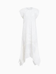 AllSaints White 100% Cotton Gianna Dress - Image 4 of 4
