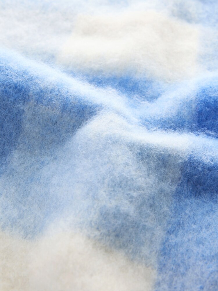 Blue Check Scarf (3-16yrs) - Image 2 of 2