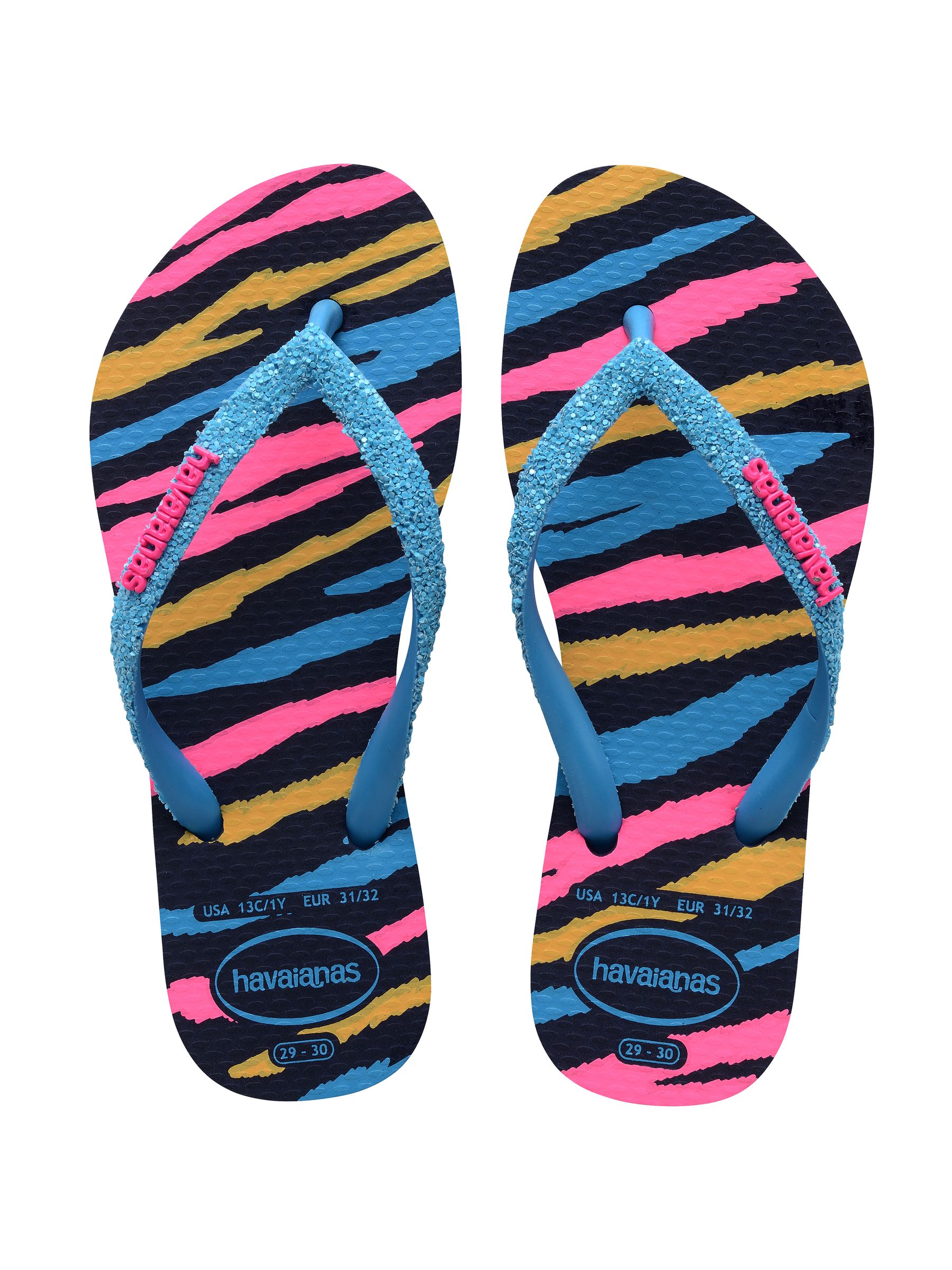 Buy Havaianas Kids Slim Glitter Trendy Sandals from Next Luxembourg