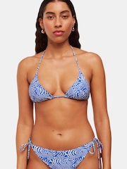 Whistles Blue Ripple Wave Bikini Top - Image 1 of 5