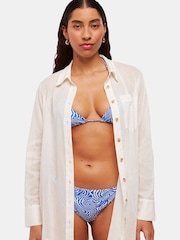 Whistles Blue Ripple Wave Bikini Top - Image 2 of 5