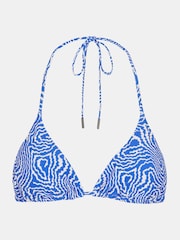 Whistles Blue Ripple Wave Bikini Top - Image 5 of 5