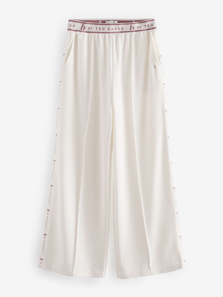 Crème - Jogging B by Ted Baker large côtelé - Image 5 of 8