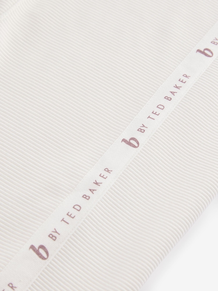 B by Ted Baker Ribbed Wide Leg Joggers - Image 8 of 8