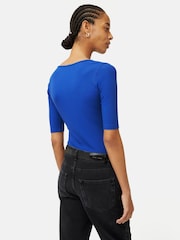 Jigsaw Scoop Neck Rib Top - Image 5 of 6