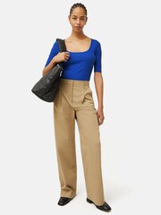 Jigsaw Scoop Neck Rib Top - Image 6 of 6