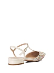 Dune London Cream Harler T-Bar Point Flats - Image 5 of 6