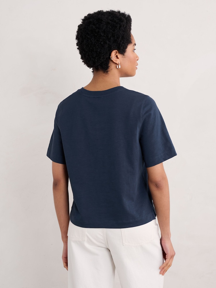 Azul - Camiseta Copseland de Seasalt Cornwall - Imagen 2 de 5