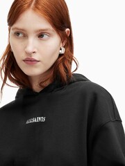 AllSaints Black Fortuna Pippa Hoodie - Image 4 of 6