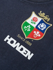 Canterbury Blue British & Irish Lions Rugby Cotton Jersey T-Shirt - Image 2 of 8