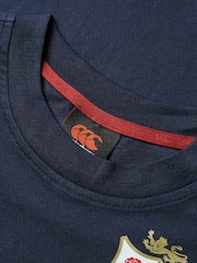Canterbury Blue British & Irish Lions Rugby Cotton Jersey T-Shirt - Image 3 of 8