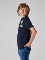 Canterbury Blue British & Irish Lions Rugby Cotton Jersey T-Shirt - Image 7 of 8