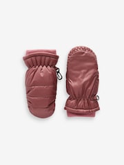 Dark Pink Ski Mittens (3mths-6yrs) - Image 1 of 1
