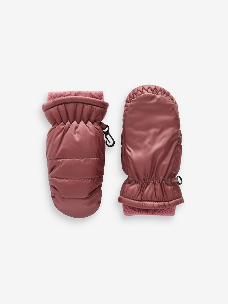Dark Pink Ski Mittens (3mths-6yrs) - Image 1 of 1