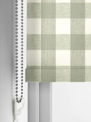 Sophie Allport Green Gingham Made to Measure Roller Blinds - Image 3 of 6