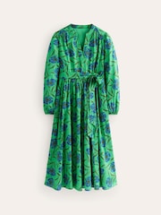 Boden Green Jen Cotton Midi Dress - Image 6 of 6