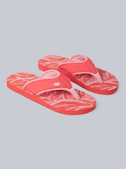Animal Orange Womens Swish Flip Flops - Image 1 of 5