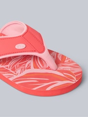 Animal Orange Womens Swish Flip Flops - Image 4 of 5