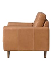 Halo Tan Brown Caufield Leather Chair - Image 10 of 10