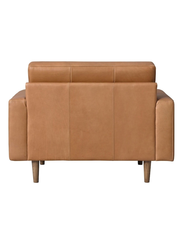 Halo Tan Brown Caufield Leather Chair - Image 2 of 10