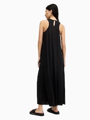 AllSaints Black Kura Dress - Image 5 of 6