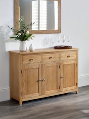 Julian Bowen Brown Mallory Large Sideboard - Image 1 of 5