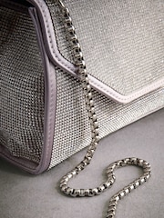 Silver Tabitha Simmons Stella Sparkle Handheld Bag - Image 11 of 18
