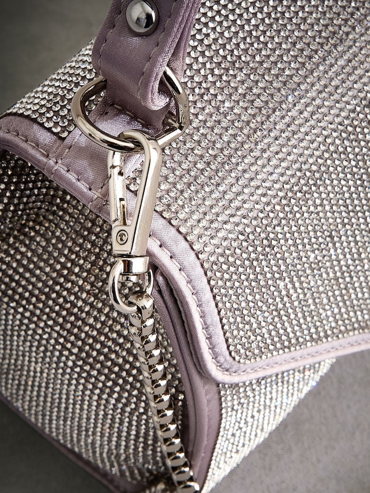 Silver Tabitha Simmons Stella Sparkle Handheld Bag - Image 12 of 18