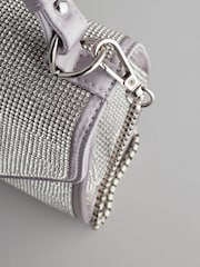 Silver Tabitha Simmons Stella Sparkle Handheld Bag - Image 13 of 18