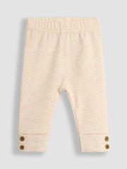 JoJo Maman Bébé Blue Fox Embroidered Breton Top And Rib Leggings Set - Image 4 of 6