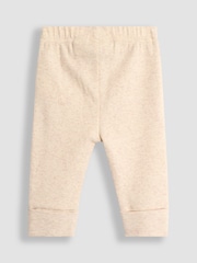 JoJo Maman Bébé Blue Fox Embroidered Breton Top And Rib Leggings Set - Image 5 of 6