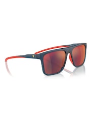 Ferrari Blue Scuderia Fz6006 Square Sunglasses - Image 1 of 6