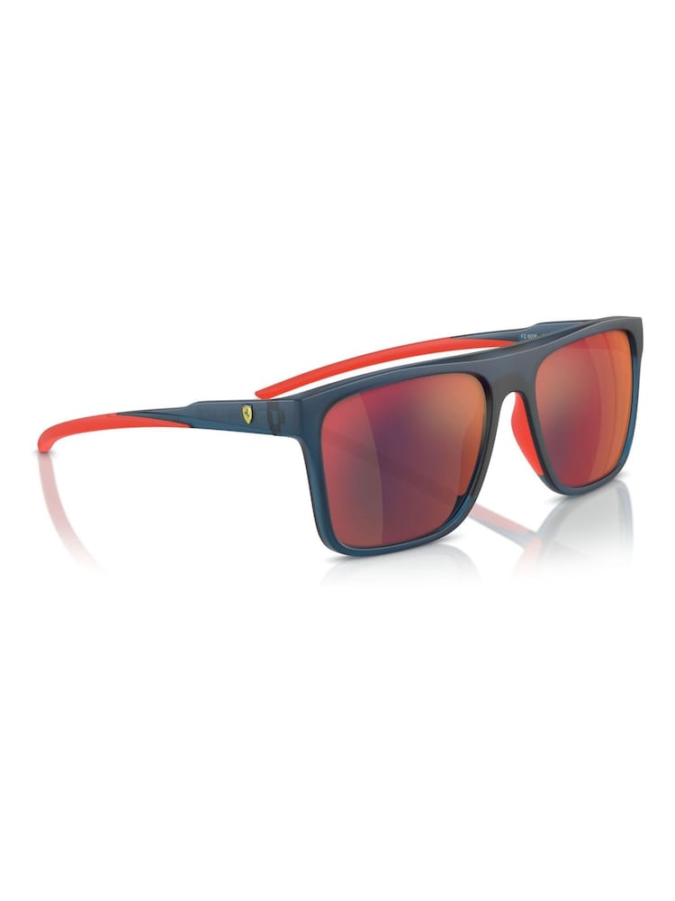 Ferrari Blue Scuderia Fz6006 Square Sunglasses - Image 1 of 6
