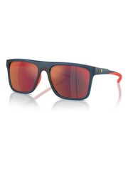 Ferrari Blue Scuderia Fz6006 Square Sunglasses - Image 3 of 6