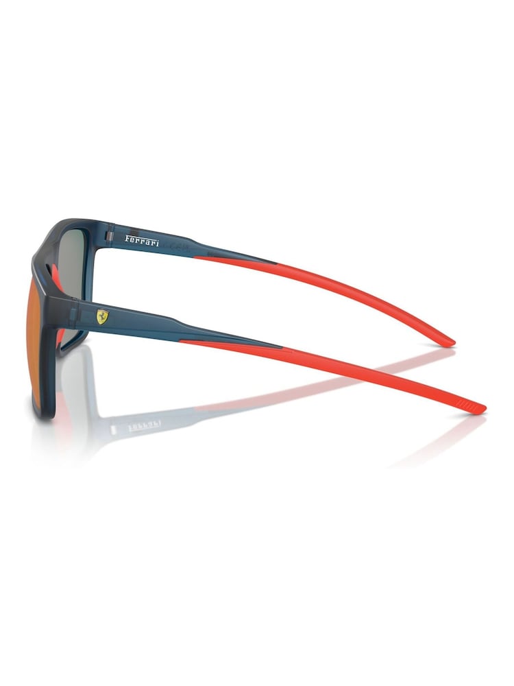 Ferrari Blue Scuderia Fz6006 Square Sunglasses - Image 6 of 6