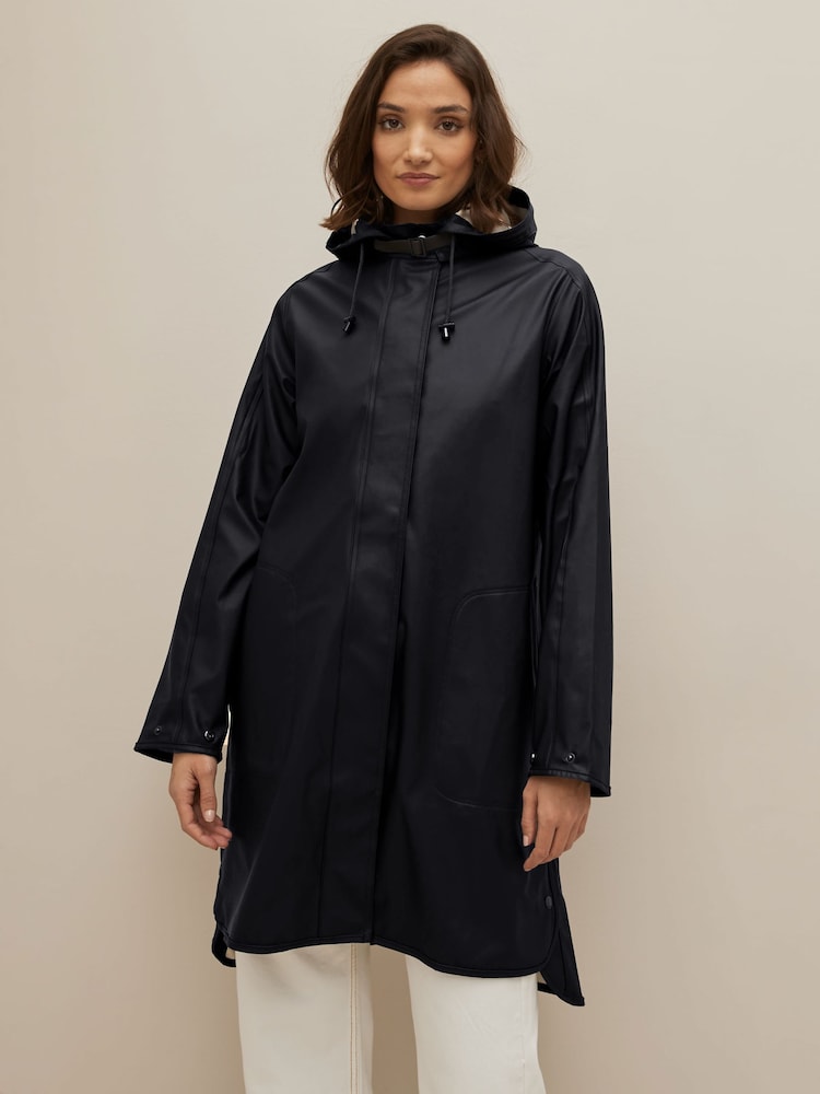 Ilse Jacobsen Loose Fit Waterproof A Shape Raincoat - Image 1 of 9
