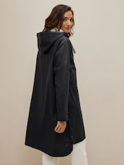 Ilse Jacobsen Loose Fit Waterproof A Shape Raincoat - Image 2 of 9