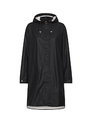 Ilse Jacobsen Loose Fit Waterproof A Shape Raincoat - Image 8 of 9