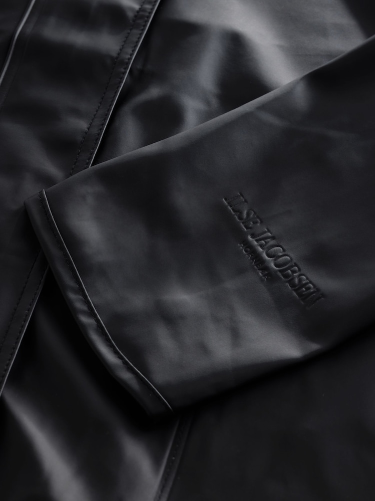 Ilse Jacobsen Loose Fit Waterproof A Shape Raincoat - Image 9 of 9