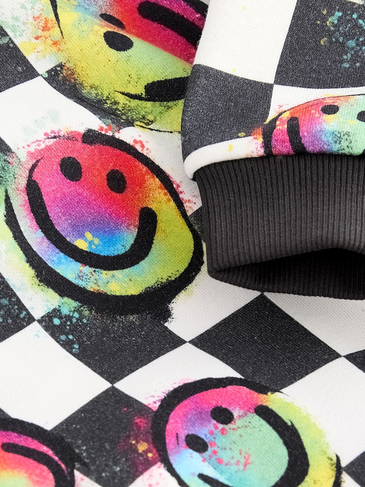Checkerboard All Over Print Jersey Hoodie (3mths-7yrs) - Image 7 of 7
