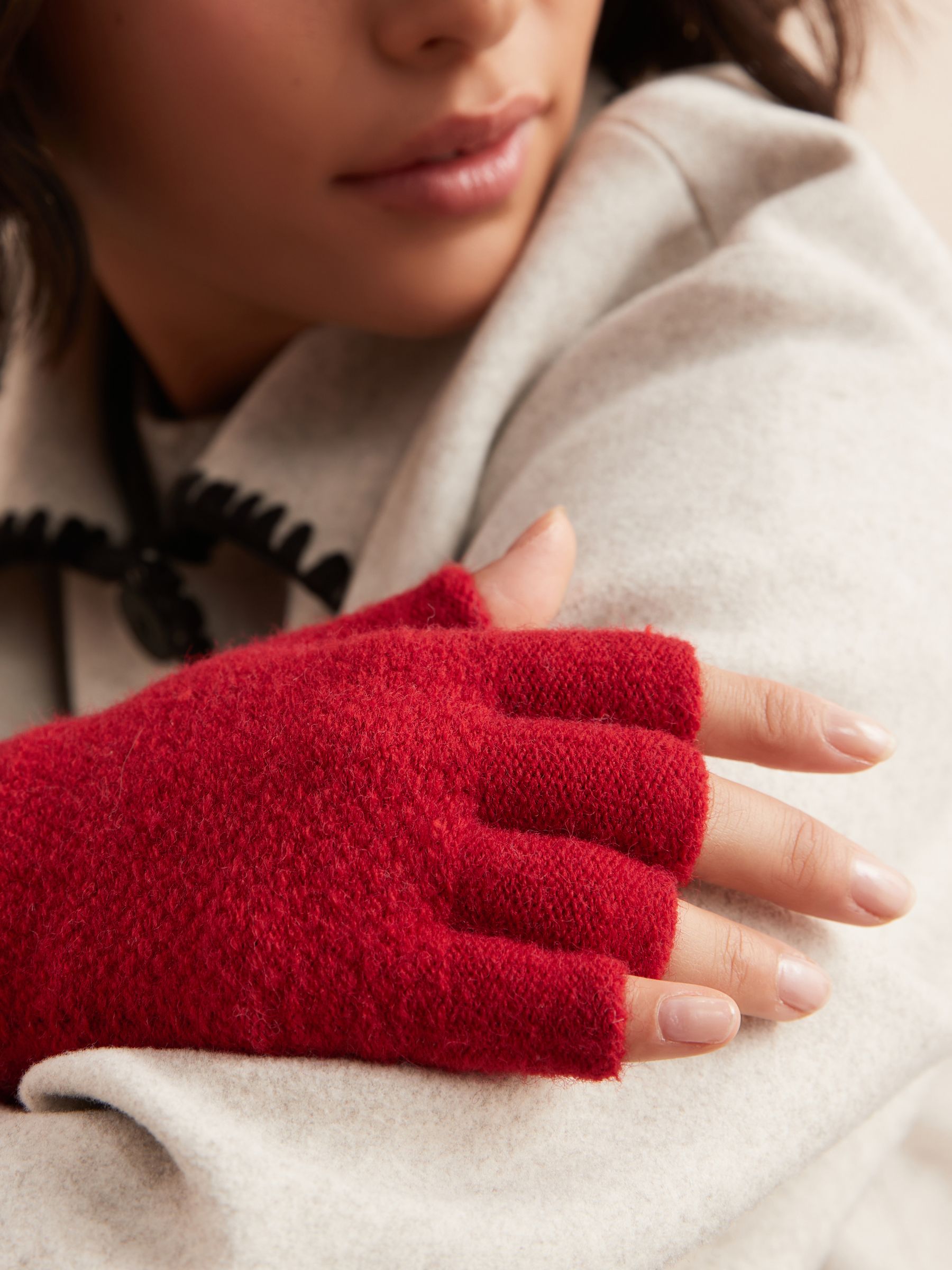 Wool fingerless gloves cheap