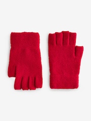 Red Fingerless Gloves - Image 3 of 5