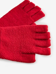 Red Fingerless Gloves - Image 4 of 5