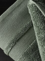 Content by Terence Conran Forest Green Zero Twist Cotton Modal Towel - Image 2 of 4